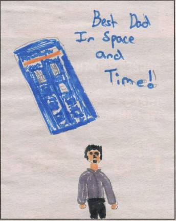 Draw Your Dad Submitted by Austin Oleksy, 16 of Franklin.