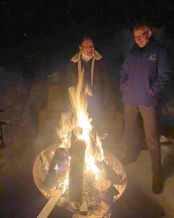 Celebrate Winterfest at Koinoina with family and friends Bonfire (Camp Koinonia Facebook page)