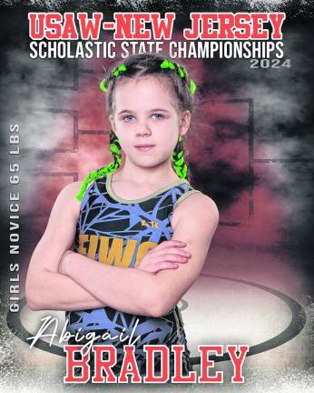 Franklin girl is state wrestling champ Abigail Bradley