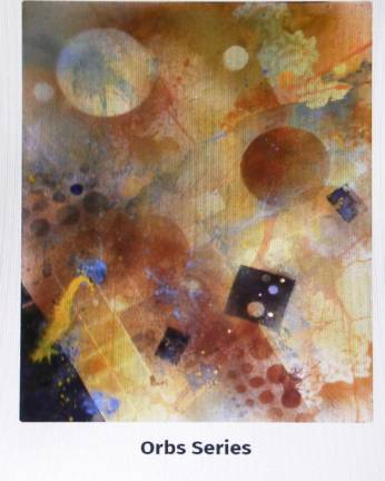 Artist to demonstrate work today This is an example of the work of mixed-media artist Chris Carter, who will be demonstrating her art for the Sussex County Art Society on Thursday, Jan. 12. (Photo provided)