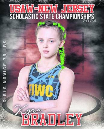 Franklin girl is state wrestling champ Kyra Bradley
