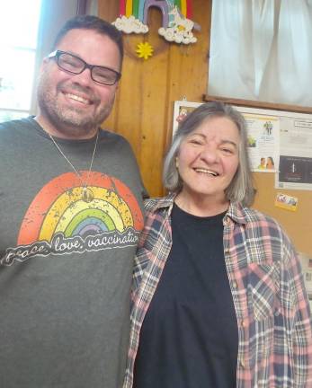 Steven Teague and Connie Hamilton (Photo by Frances Ruth Harris)