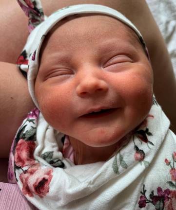 Police officer delivers baby on Route 23 Baby Juliana. Photo provided.