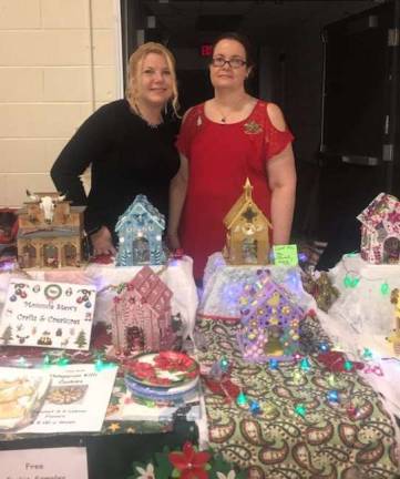 Vendors come out for annual holiday bazaar Tara and Toni Shuppon sell creations by Momie Stew's Crafts and Creatures.