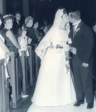 Barry Murphy and Joanne Ruvo's wedding day on Aug. 29, 1964