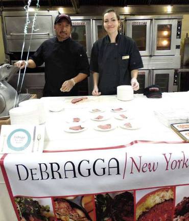 Event celebrates Project Self-Sufficiency DeBragg NY Butcher's display at A Taste of Talent