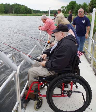 Ted Flaxman of Wantage enjoyed a day of fishing at the Wallkill River National Wildlife Refuge. Mr. Flaxman served in the Special Forces from 1965 to 1968.