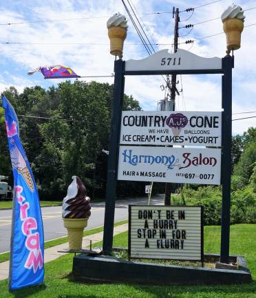 Readers who identified themselves as Debbie Crum, Michelle Cooper and Karen Heenan knew last week's photo was of A.J.'s Country Cone on Berkshire Valley Road in Oak Ridge.