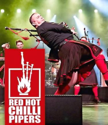 Red Hot Chilli Pipers coming to Newton.