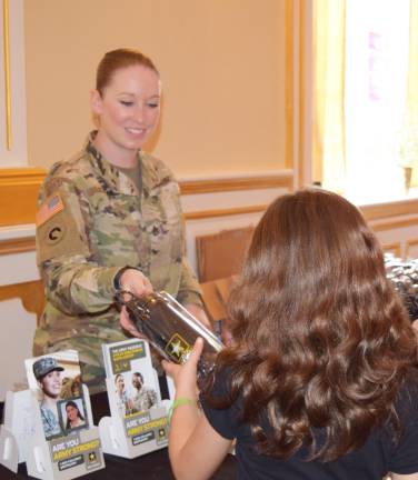 Sergeant Rachel Thomas at last year's Girl Boss Expo