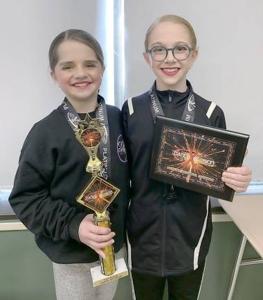 Julia Paton and Erin King - Platinum and 1st Overall for Intermediate Junior Duet/Trios