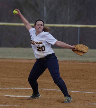 Vernon pitcher Regina Incarnato struck out six and earned the win in the championship game against Millburn.