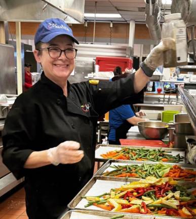 The year school kids got a taste of local Local veggies being prepared for school lunch this June at a New Jersey school district. Photo provided