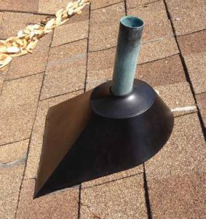 Pipe Vent Shield.