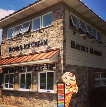 Cliff's Homemade Ice Cream is sold in the freezer section of Hayek's Market, in Sussex County, and come spring, outside at Hayek's Ice Cream Counter.