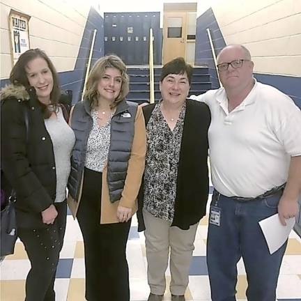 From left are Peggy Van Ginneken, Amanda Sanders, Holly Romahn and Dave Lenz. (Photo provided)