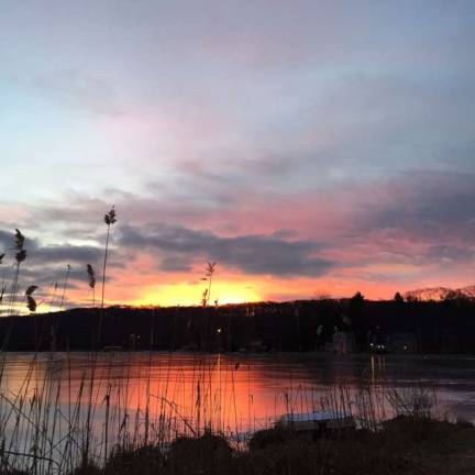 Reader Gillian Dionisio shared this photo of a winter sunrise.