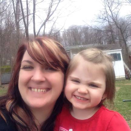 Photo submitted by Kristine Osterhoudt of Wantage &quot;My 2 year daughter Grace and I. I hear constantly from family, friends and strangers how much she looks just like me.&quot;
