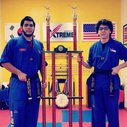 Two of Master Ken's black belt students have received the Student of the Year award for 2018. Joseph P. and Sergio Q. have been dedicated to the art of Taekwondo and showed outstanding leadership among other students throughout the year, they both were awaded Student of the Year.
