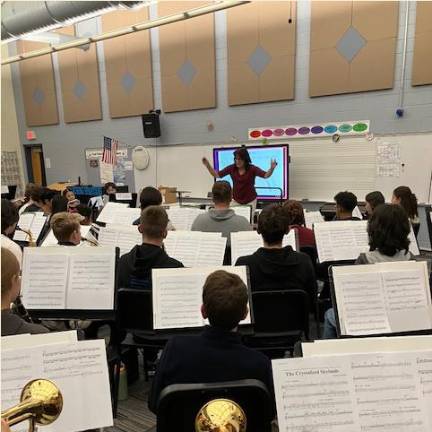 All-Sussex band and chorus plan 50th concert <b>Lucille Kincaid leads the 89-member All-Sussex County Chorus at Sparta High School.</b>