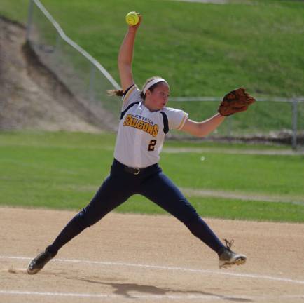 Jefferson pitcher Alexa Pettit threw for five innings resulting in two strikouts.