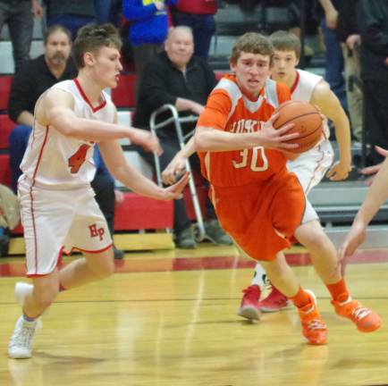 High Point Regional High School won against Dumont High School in boys varsity basketball quarterfinal on Thursday, March 6.