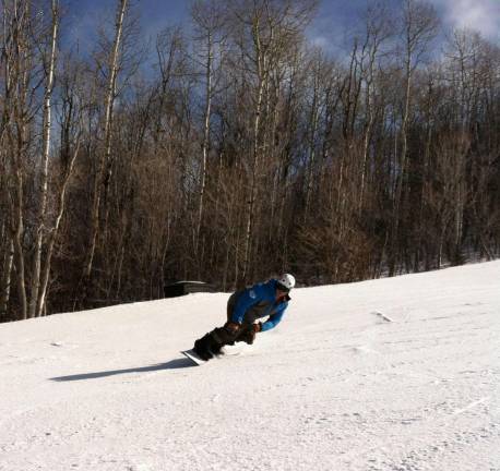 Photos submitted Dan Monzo of Vernon hits the slopes.