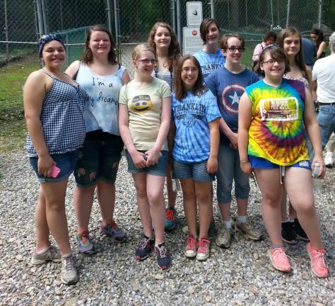 Girl Scout troop visits Camp Taylor