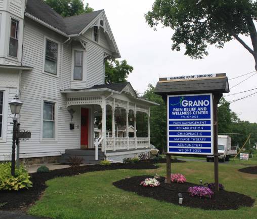 The new location of Grano Pain Relief and Wellness Center at 31- Rte 23 N in Hamburg.
