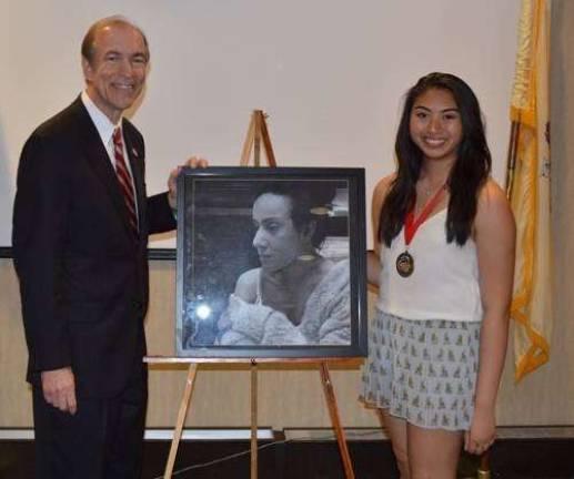Laura David won second place in the Congressional art contest.