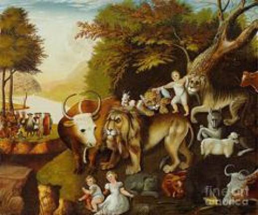 The Peaceable Kingdom by Edward Hicks