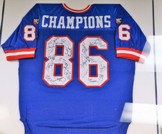 Shoptique is a place for serious shoppers A signed Giant's Jersey waits for the right owner.