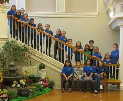 Members of the Children&#xfe;&#xc4;&#xf4;s Chorus of Sussex County&#xfe;&#xc4;&#xf4;s Bel Canto choir are joined by Founder/Artistic Director Deborah Mello and accompanist Janelle Heise for a recent performance at Bristol Glen.