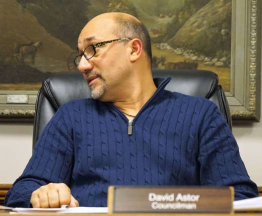 Councilman David Astor discusses preparing for an emergency school evacuation.