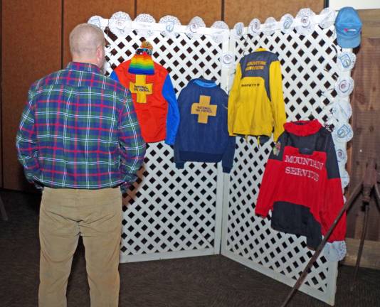 A variety of Mountain Creek/Vernon Valley/Great Gorge memorabilia was popular among the attending ski patrollers and guests.