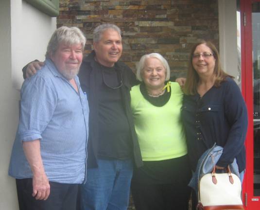 Tick Squad forms in Sussex County PHOTO BY JANET REDYKEThe Tick Squad is ready to take the bite out of Lyme disease through prevention and education. From left are Marty Theys, John and Liz Celmer and Doreen Edwards.