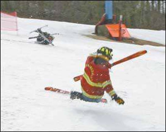 Skiing for a good cause Skiing for a good cause