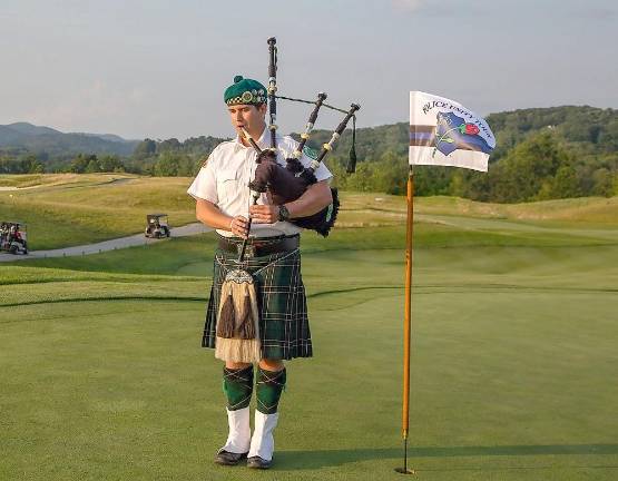 Camaraderie, remembrance of the fallen at New Jersey Law Enforcement Open Bagpiper (Photo provided)