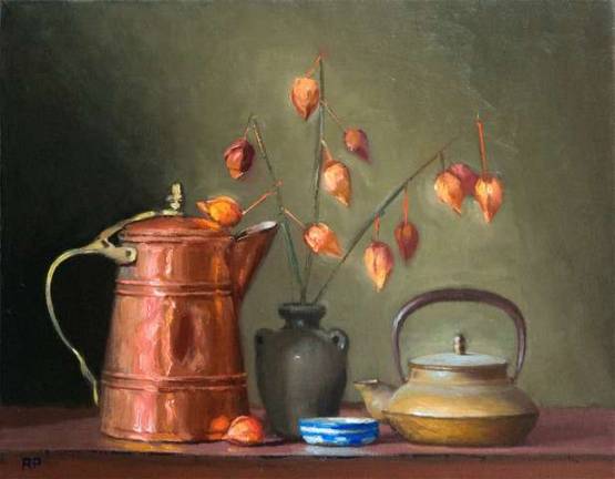 Bruce Young, Still Life with Chinese Lanterns