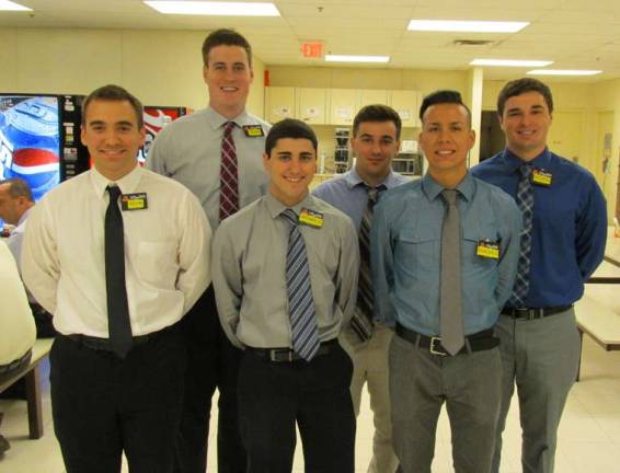 Traditional summer interns are shown from, from left, Kevin Young (Hardwick) William Paterson University, Craig Kenkelen (West Windsor) St. Joseph&#xfe;&#xc4;&#xf4;s University, Michael Corsetti (Stockholm) Fairleigh Dickinson University, Christopher Bohm (Great Meadows) Seton Hall University, Giancarlo Barrera (Dover) Montclair State University, Michael Maciaszek (Stanhope) The College of New Jersey.