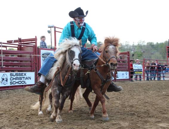 Giddy up Dusty Barrett the Rodeo Clown.