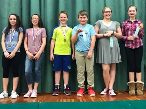 6th grade science fair winners picture