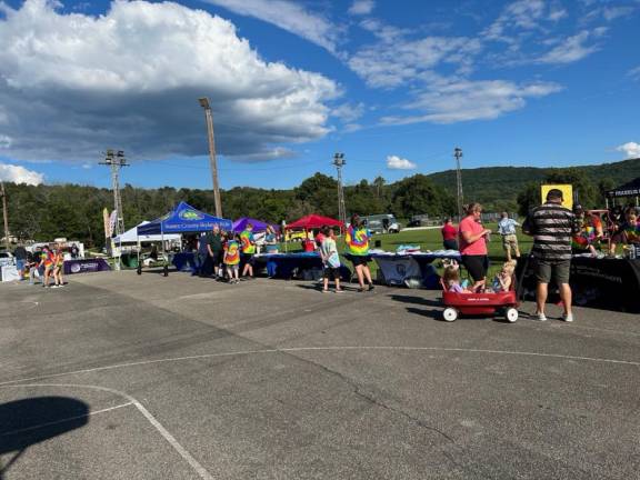 Several organizations and businesses offer information at the National Night Out event.