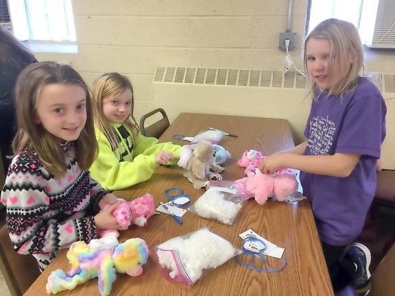 Area Girl Scouts work together