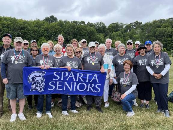 6 teams compete in Senior Olympics The Sparta team took bronze, with 394 points, compared with 441 points for Hopatcong and 421 for Vernon.