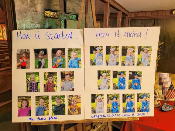 Preschool’s last graduation PR4 The pre-kindergarten class at age 3,left, and age 5.
