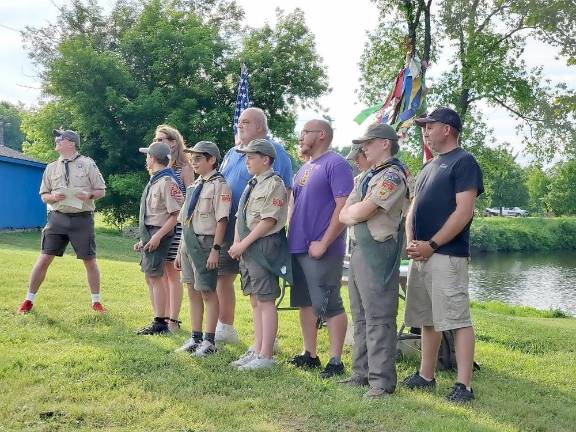 Boy Scout Troop 90 hosts end of year awards at Franklin Pond