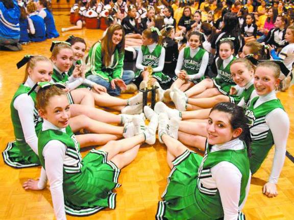 Sussex County teams garner awards at cheer compeition Photo by George LeRoy Hunter The Ogdensburg Elementary School Bears cheer team won 2nd degree of excellence in the middle school Cheer Division and Cheer Dance Division.