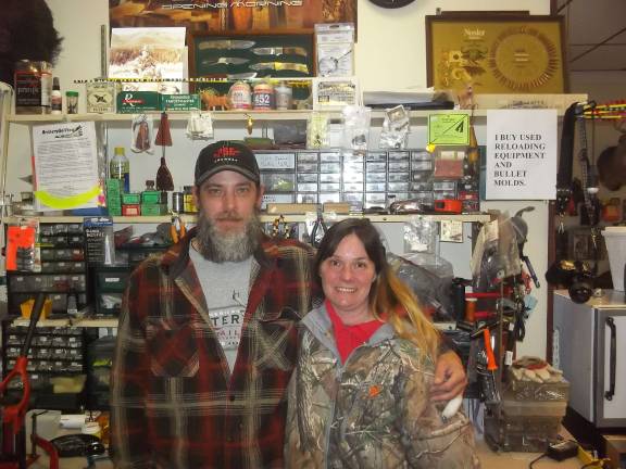 Mountain Mike’s makes McAfee Photos by Don Carswell Bush and his fiancée, co-owner Delora Lang.