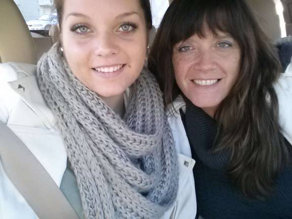 Renee and her daughter Carly Arnold of Warwick.